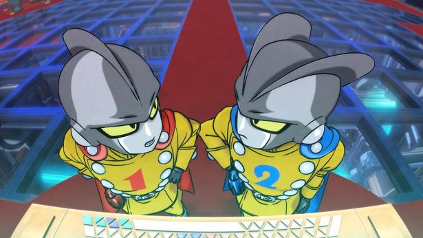 ピッコロ＆悟飯の前に立ちはだかる人造人間ガンマ1号＆2号