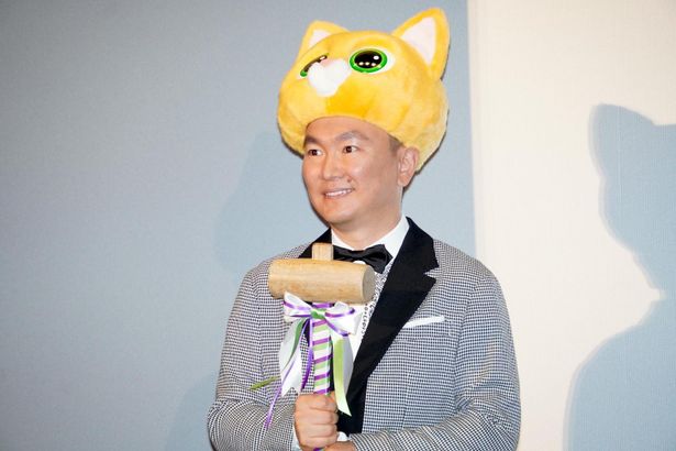 『バズ・ライトイヤー』の初日舞台挨拶に登壇した山内健司