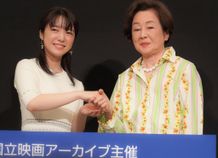 東宝創立90周年記念『東宝の90年　モダンと革新の映画史（1）』企画上映記念トークショーに登壇した司葉子と上白石萌音