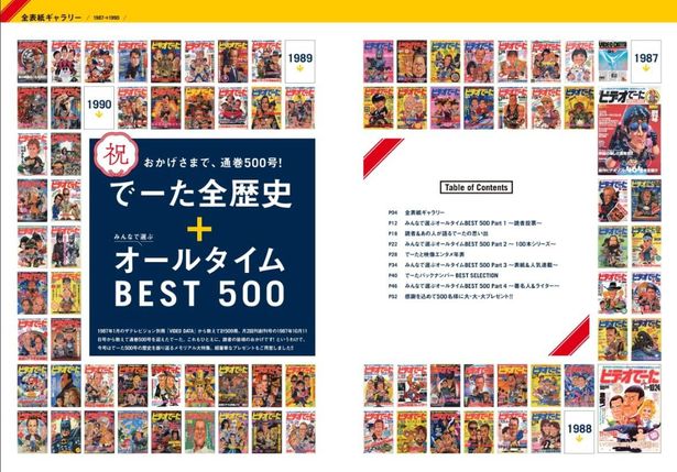 【写真を見る】60Pのメモリアル大特集「でーた全歴史＋みんなで選ぶオールタイムBEST 500」