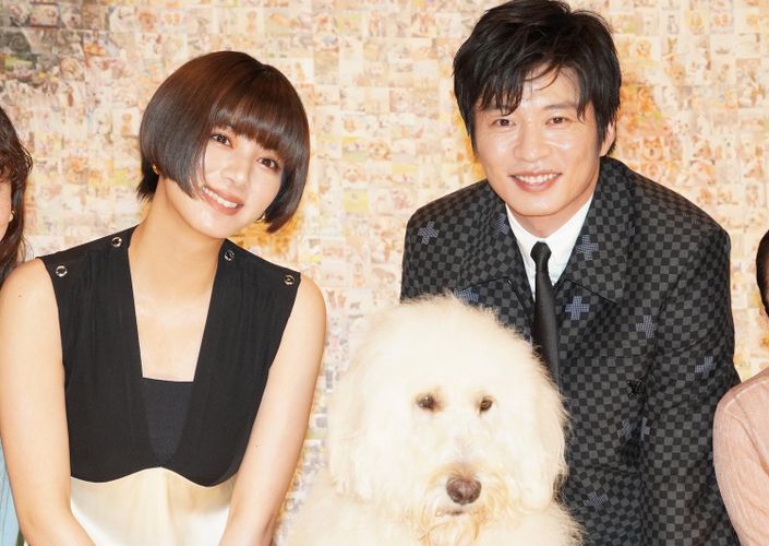 田中圭、相棒犬のベックに「ズキュンです」とメロメロ！観客に「覚悟した方がいい」と“かわいさ注意報”