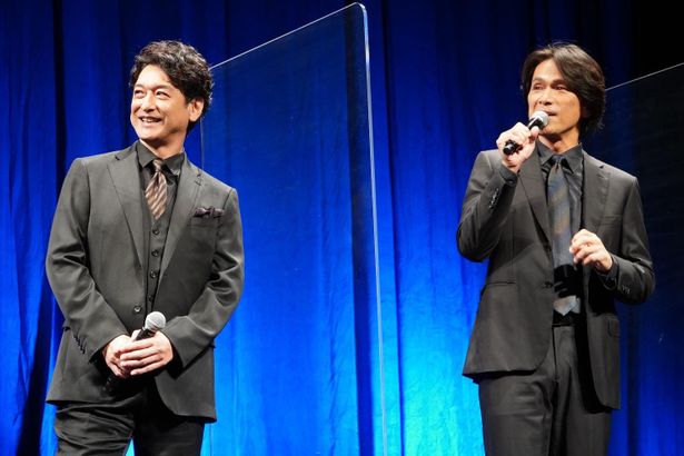 『アキラとあきら』完成披露舞台挨拶の様子