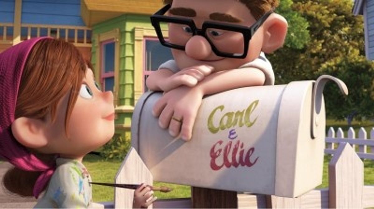 カールじいさんと空飛ぶ家　ピクサー　バック　カールじいさん アカデミー賞2冠、ピクサー「カールじいさんの空飛ぶ家」金曜