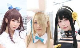 伊織もえさんをはじめ、人気アニメやゲームのキャラクターに扮したコスプレイヤーがずらり！