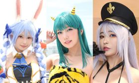 篠崎こころさん、霜月めあさんをはじめ、人気アニメやゲームのキャラクターに扮したコスプレイヤーがずらり！