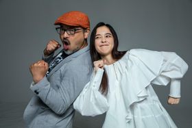 監督と助監督(？)、話題の凸凹コンビを直撃！