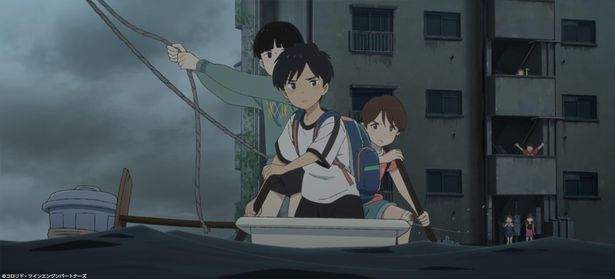 最新作『雨を告げる漂流団地』の場面写真