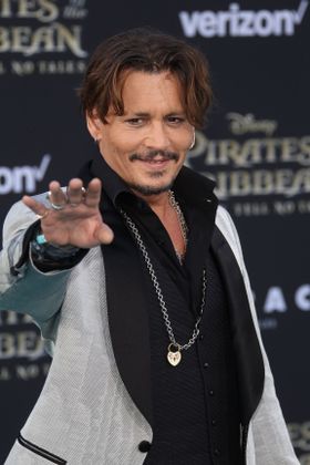 『パイレーツ・オブ・カリビアン/最後の海賊』LAプレミアに出席したジョニー・デップ