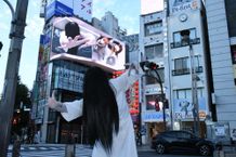 貞子vs“新宿東口の猫”!?『貞子DX』貞子があらゆるところに“拡散”、本人は「怨霊の意地を見せることができてよかったです(照)」
