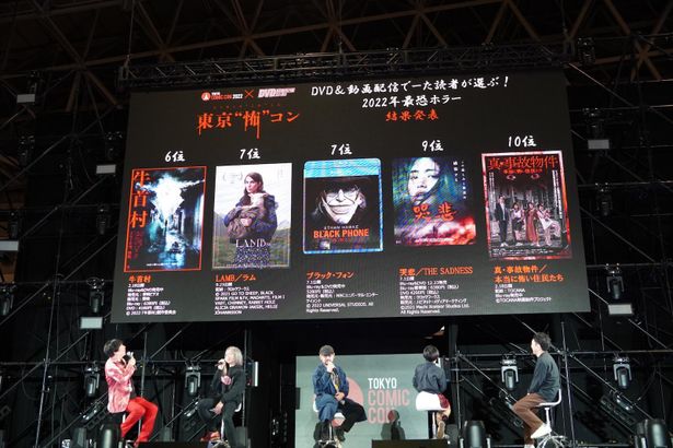 【写真を見る】「DVD＆動画配信でーた」読者が選ぶ、2022年の最恐ホラー、ランキングを発表！