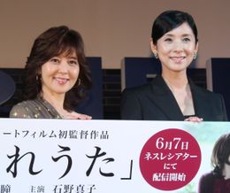 ショートフィルム『わかれうた』の黒木瞳監督と主演の石野真子