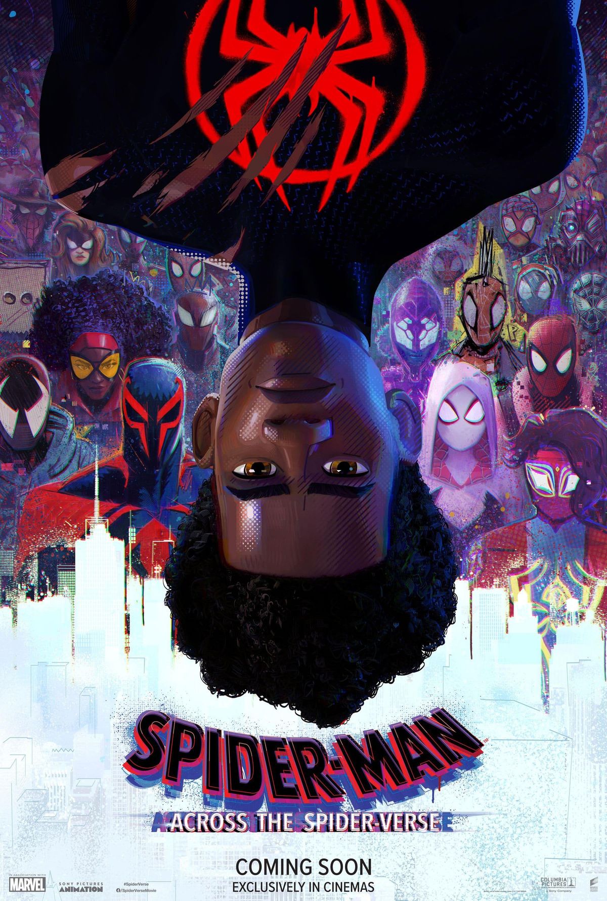 無数のスパイダーマンの顔がずらり！『スパイダーマン：アクロス