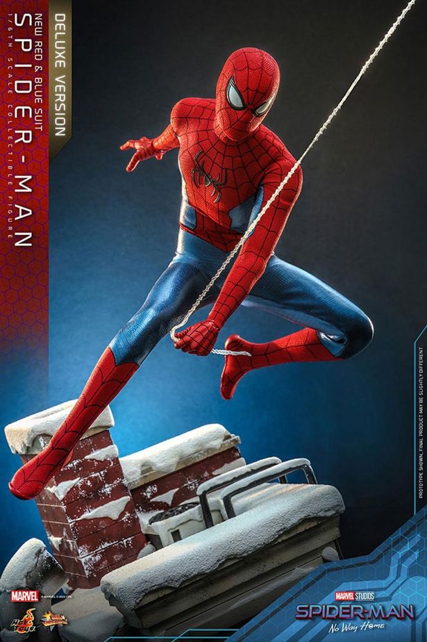 【写真を見る】スパイダーマン、バットマン、ソーなどアメコミヒーローがフィギュアで大集合！(「【ムービー・マスターピース】『スパイダーマン：ノー・ウェイ・ホーム』1/6スケールフィギュア スパイダーマン(ニュー・レッド&ブルースーツ)」［ボーナスアクセサリー付き］)