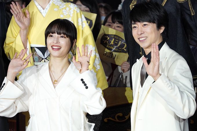 広瀬すず、櫻井翔ら“チーム・ネメシス”の登場に、会場から歓声が上がった