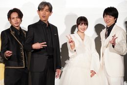 『映画 ネメシス 黄金螺旋の謎』のジャパンプレミアに広瀬すず、櫻井翔、江口洋介らが集結！上田竜也は「あの時だけの秘密でしょ！」と赤面
