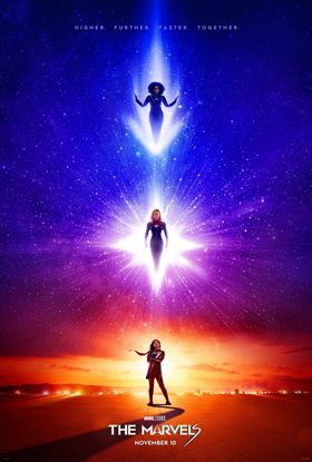 キャプテン・マーベル、モニカ・ランボー、ミズ・マーベルが集結！『マーベルズ』11月に日米同時公開
