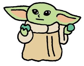 食いしん坊なグローグーがかわいい！イラストレーターの朝野ペコが「マンダロリアン」のイラストを描き下ろし