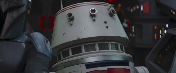 マンドーとグローグーの新たな旅の仲間となるアストロメク・ドロイドのR5-D4