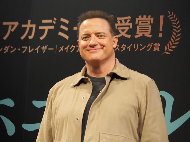 ブレンダン・フレイザーが『ザ・ホエール』で15年ぶりに来日で笑顔！アカデミー賞主演男優賞受賞は「いまだに驚き」