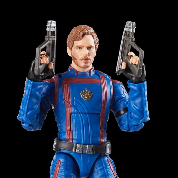 【写真を見る】クリス・プラットそっくり！スター・ロードのフィギュアがいい感じ(「『マーベル』「マーベル・レジェンド」6インチ・アクションフィギュア MCUシリーズ スター・ロード［映画『ガーディアンズ・オブ・ギャラクシー：VOLUME 3』］」)