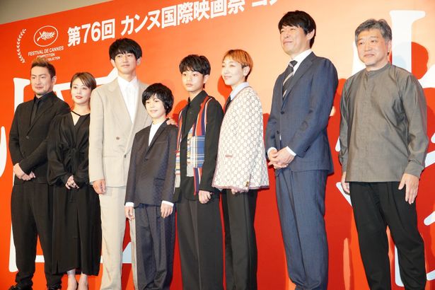 『怪物』完成披露試写会が開催された