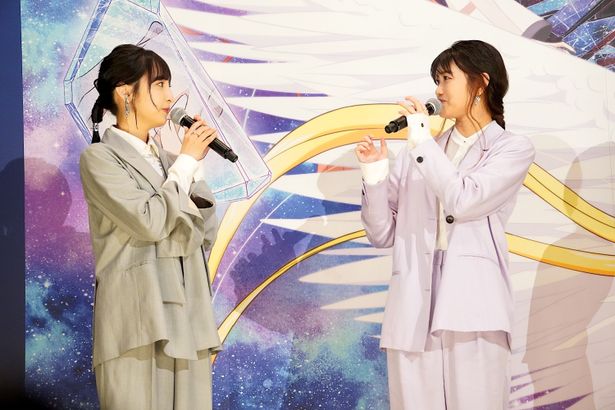 信頼と絆を感じながらアフレコをしたという早見沙織と佐倉綾音