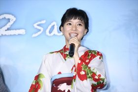 「きょう晴れるようにてるてる坊主を作りました」と芳根京子