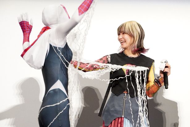 『スパイダーマン：アクロス・ザ・スパイダーバース』イベントの様子