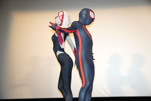 『スパイダーマン：アクロス・ザ・スパイダーバース』イベントの様子