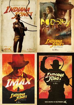 『インディ・ジョーンズと運命のダイヤル』シリーズを振り返るレガシー映像とともにラージフォーマット版ポスターも到着