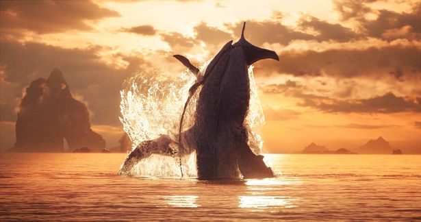 高度な知能や豊かな感情表現を持つクジラのようなトゥルクン