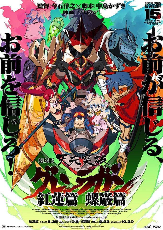 劇場版 天元突破グレンラガン 紅蓮篇：映画作品情報・あらすじ