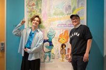 日本版声優を務めた玉森裕太がロサンゼルスのピクサー・アニメーション・スタジオを訪問！ピーター・ソーン監督と対面
