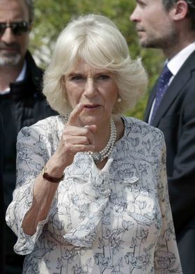 カミラ夫人のこの迫力！