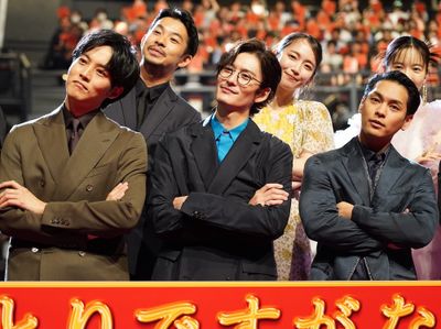 『ゆとりですがなにか インターナショナル』の完成披露試写会に岡田将生、松坂桃李、柳楽優弥が登壇！