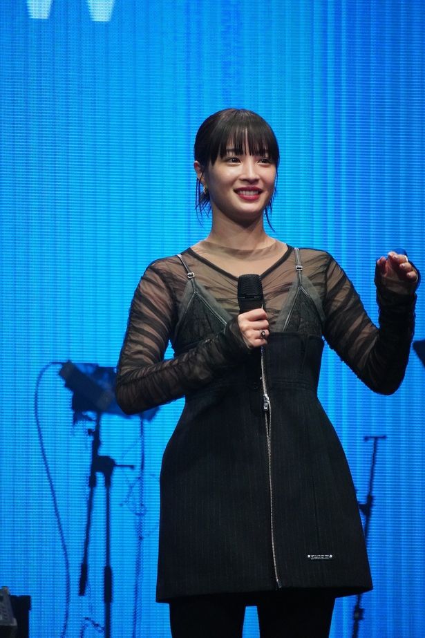 『キリエのうた』公開直前プレミアシアターライブイベントに登壇した広瀬すず