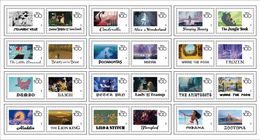 ディズニー・アニメーションの歴代作品柄ポストカード全12種からランダムで2枚が特典として封入される