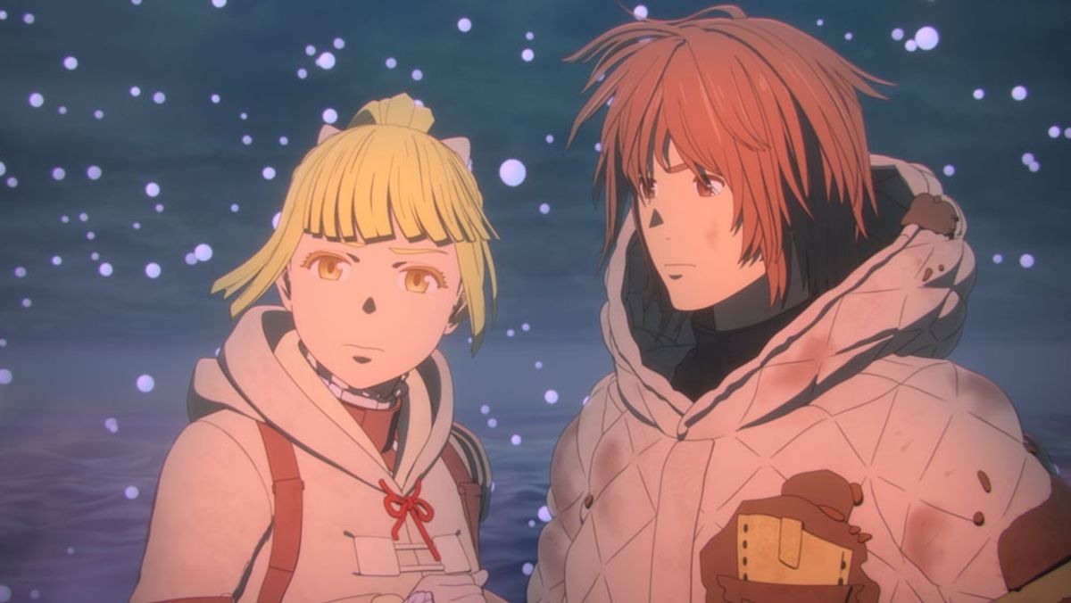 大雪海のカイナ　キャンバスアート　F3 カイナ　リリハ　canvas イラスト 大雪海のカイナ キャンバスアート F3 カイナ リリハ canvas イラスト