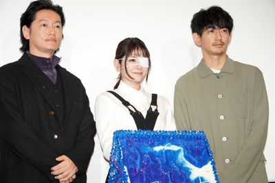 『アンダーカレント』の公開記念舞台挨拶の様子