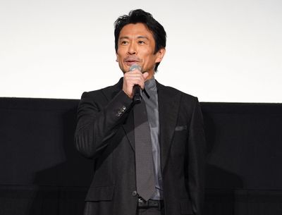 主演映画『春画先生』(公開中)の公開記念舞台挨拶に登壇した内野聖陽