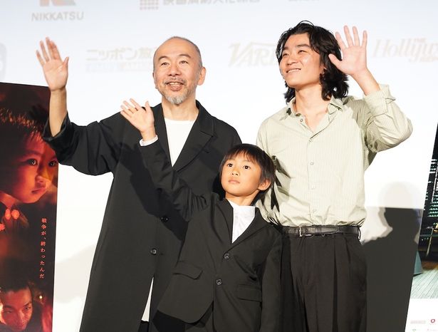 塚本晋也監督最新作『ほかげ』(11月25日公開)が第36回東京国際映画祭にてアジアン・プレミア上映！塚本監督、塚尾桜雅、河野宏紀が舞台挨拶のステージに登場