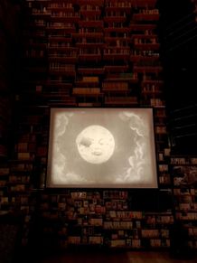 100年前の無声映画を本棚劇場で上映