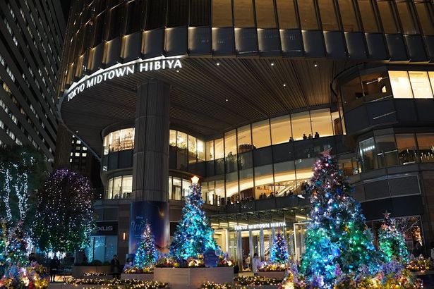 「HIBIYA Magic Time Illumination 2023」の様子