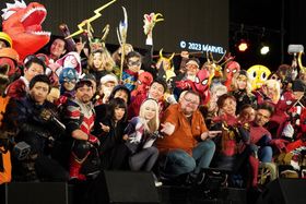 「東京コミコンでアッセンブル！マーベル・ギャザリング2023」のステージに登場したマーベル・コミックス編集長C.B.セブルスキー