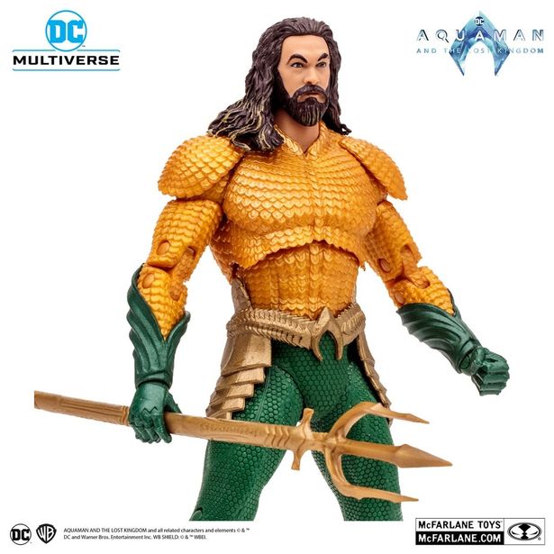 おなじみのスーツ姿も！(「『DCコミックス』【DCマルチバース】7インチ・アクションフィギュア #244 アクアマン［映画『アクアマン／失われた王国』］」)