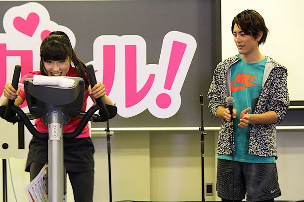 「頑張れ！」との歓声が上がった