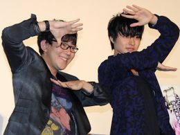 映画版とアニメ版の仗助がそろい踏み！