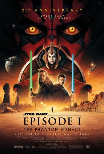 公開25周年記念『スター・ウォーズ／ファントム・メナス』初の4K特別上映決定！特典はオリジナル版新ポスター