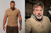 ジェイソン・モモア サイン入りフォト コミコン額縁付き ジェイソン・モモア サイン入りフォト コミコン額縁付き