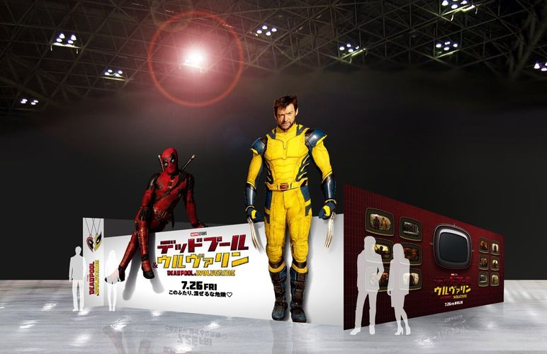 巨大フォトスポットに限定アイテムの販売も！大阪コミコン2024に『デッドプール＆ウルヴァリン』ブースが登場
